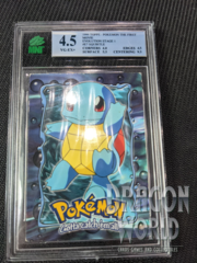 1999 TOPPS POKEMON THE FIRST MOVIE - EVOLUTION STAGE 1 #E7 SQUIRTLE - MNT GRADE 4.5